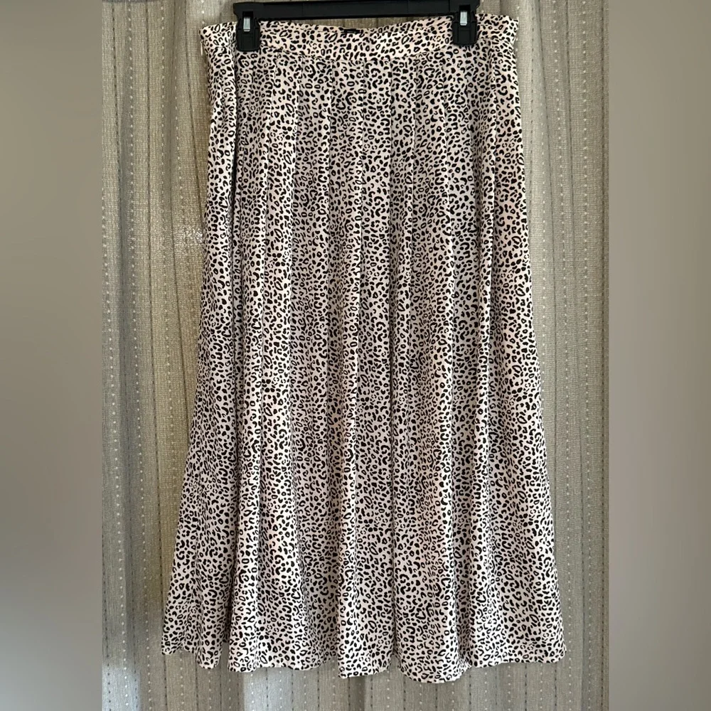 Who What Wear Monochrome Leopard Maxi Skirt - Picture 4 of 6